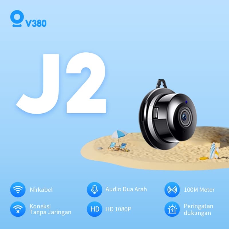 V380 J2 CCTV Kecil HD Kamera tersembunyi Kamera CCTV Mini IP CCTV Camera Kamera keamanan